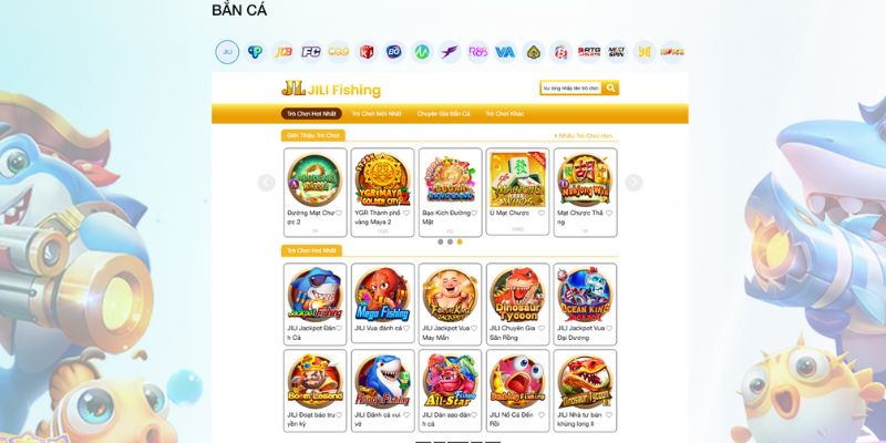 Cung cấp nhiều sảnh game chất lượng